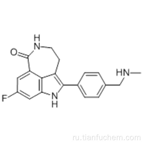 6H-пирроло [4,3,2-ef] [2] бензазепин-6-он, 8-фтор-1,3,4,5-тетрагидро-2- [4 - [(метиламино) метил] фенил] - CAS 283173-50-2